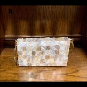 Elegant Cream Clutch Bag